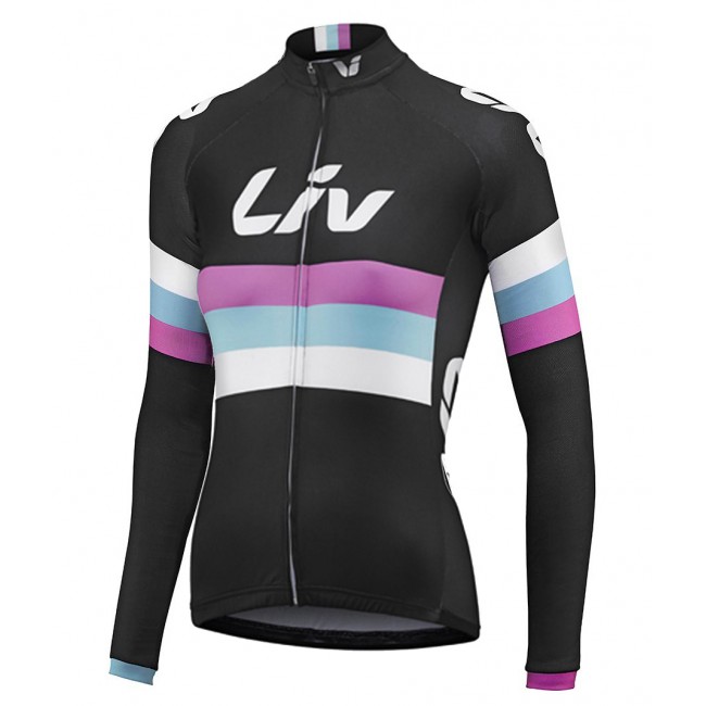Damen LIV RACE DAY SS 2015 Long Black Fahrradtrikot Langarm WBFG213 Damen LIV RACE DAY SS 2015 Long Black Fahrradtrikot Langarm WBFG213