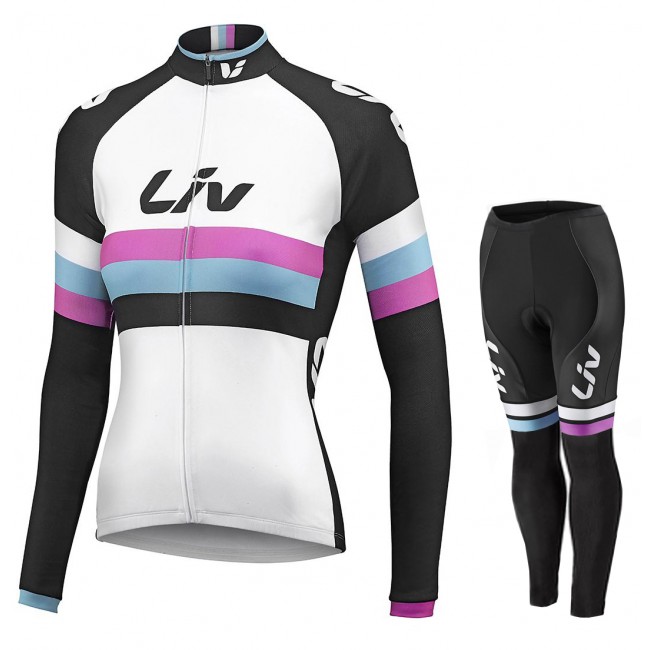 Damen LIV RACE DAY SS 2015 Long white Cycling Fahrradbekleidung Radtrikot Satz Langarm und Lange Fahrradhose YFON145 Damen LIV RACE DAY SS 2015 Long white Cycling Fahrradbekleidung Radtrikot Satz Langarm und Lange Fahrradhose YFON145