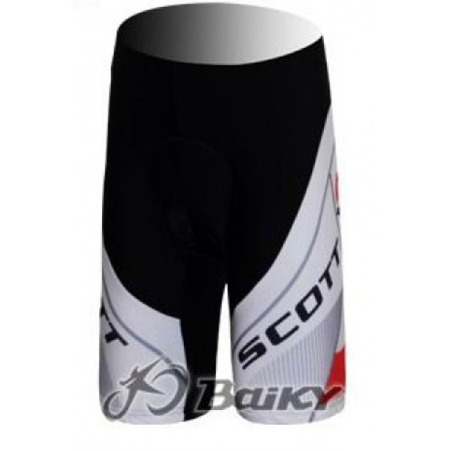 Scott Racing Team Kurz Radhose Weiß Rot RYGQ123 Scott Racing Team Kurz Radhose Weiß Rot RYGQ123