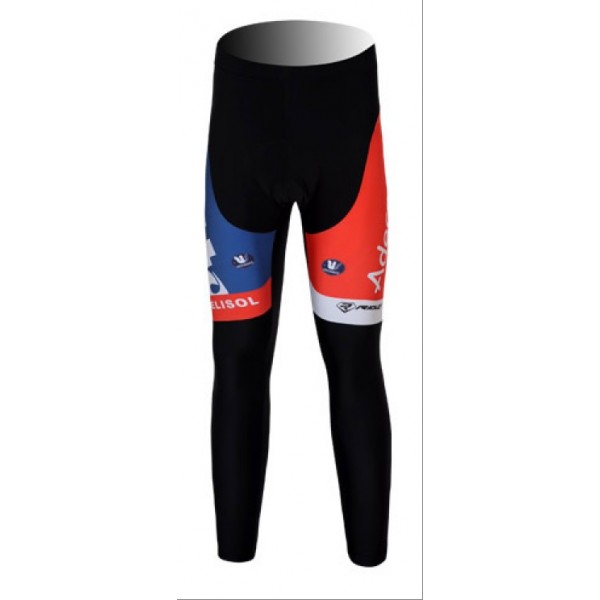 Lotto Belisol Pro Team Lang Radhose Weiß Blau OETA440
