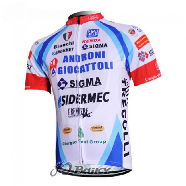 2012 Androni Giocattoli pro Team Radtrikot Kurzarm Weiß CVDR801 2012 Androni Giocattoli pro Team Radtrikot Kurzarm Weiß CVDR801