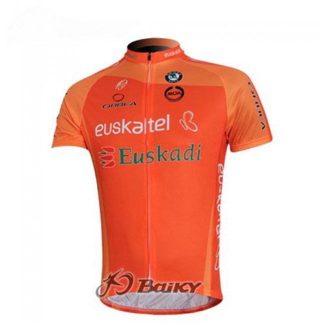 Euskaltel-Euskadi Pro Team Radtrikot Kurzarm Orange DQUW989 Euskaltel-Euskadi Pro Team Radtrikot Kurzarm Orange DQUW989