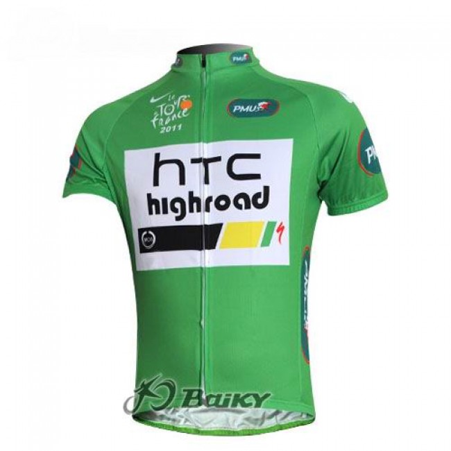 HTC-Highroad Pro Team Radtrikot Kurzarm Grün IFYR841 HTC-Highroad Pro Team Radtrikot Kurzarm Grün IFYR841