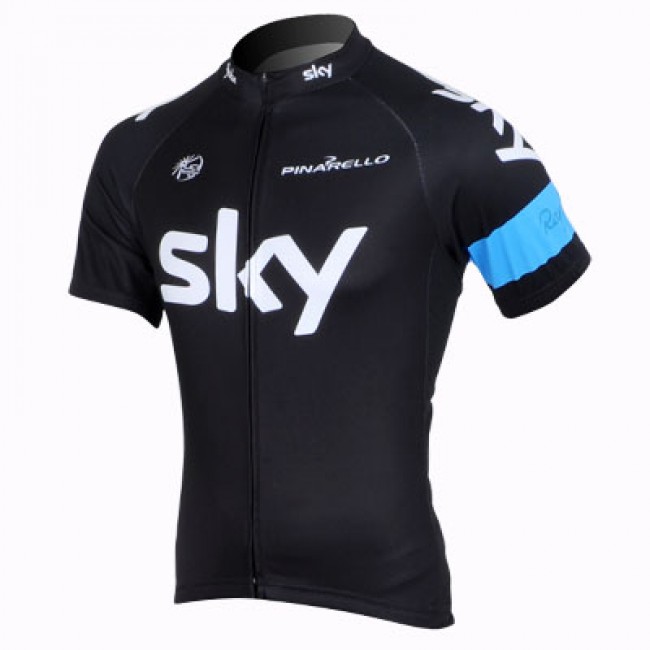 2013 Team Sky Radtrikot Kurzarm Schwarz KBKD649 2013 Team Sky Radtrikot Kurzarm Schwarz KBKD649