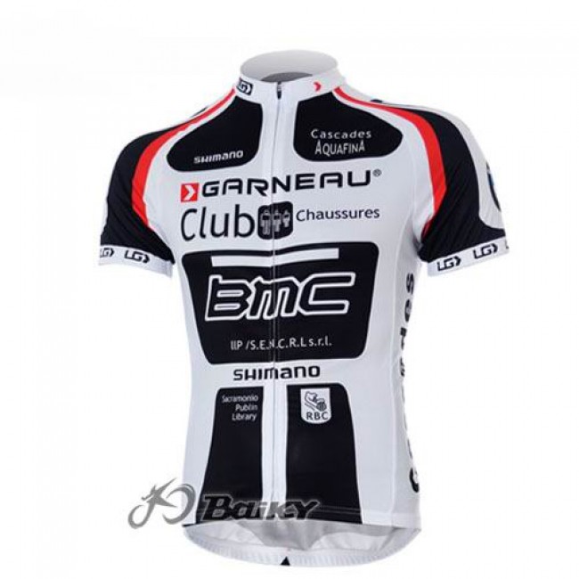BMC Garneau Team Radtrikot Kurzarm Weiß QVBR846 BMC Garneau Team Radtrikot Kurzarm Weiß QVBR846