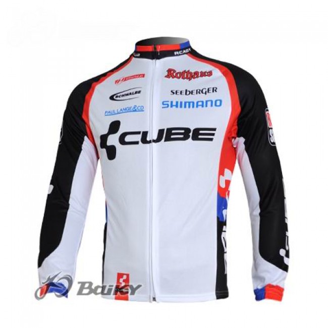 Cube Fintro Pro Team Fahrradtrikot Langarm Weiß Schwarz GQBV600 Cube Fintro Pro Team Fahrradtrikot Langarm Weiß Schwarz GQBV600