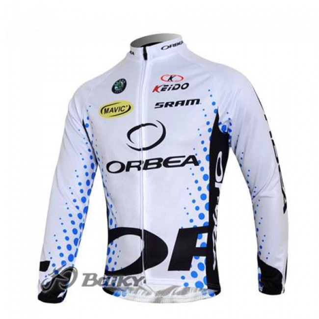 Orbea Pro Team Fahrradtrikot Langarm Weiß RXJP518 Orbea Pro Team Fahrradtrikot Langarm Weiß RXJP518