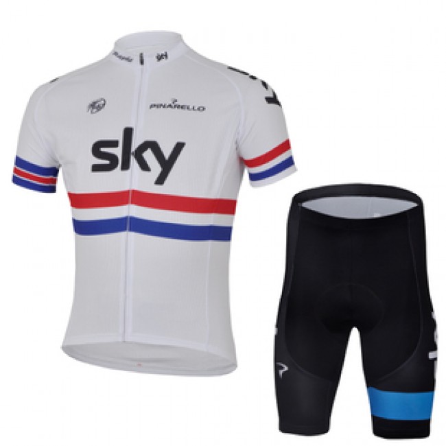 2013 Team Sky Radtrikot Kurzarm und Kurz Radhose Kits Weiß Blau Schwarz CAPJ497 2013 Team Sky Radtrikot Kurzarm und Kurz Radhose Kits Weiß Blau Schwarz CAPJ497