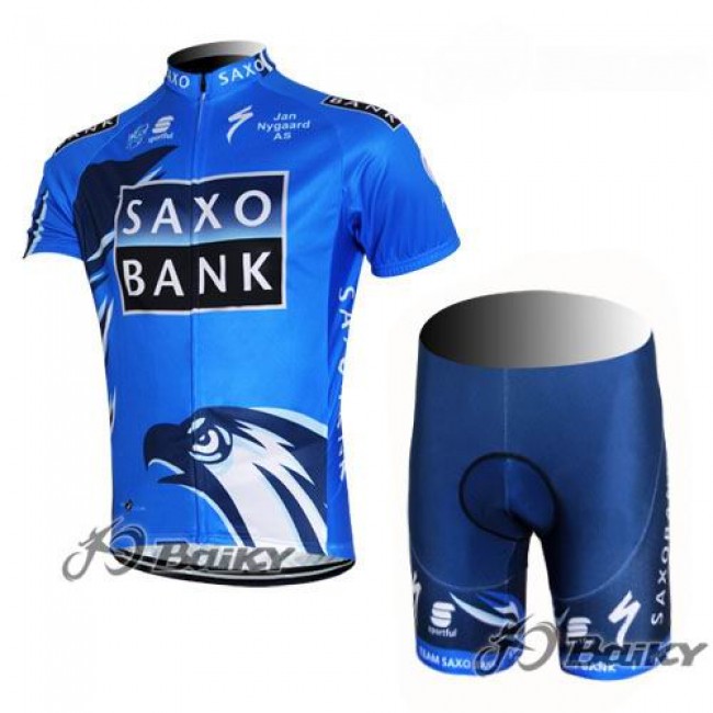 2012 Saxo Bank Radbekleidung Radtrikot Kurzarm und Fahrradhosen Kurz Blau UTLX970 2012 Saxo Bank Radbekleidung Radtrikot Kurzarm und Fahrradhosen Kurz Blau UTLX970