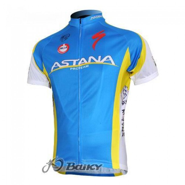 Astana Pro Team Radtrikot Kurzarm Blau BPAV931 Astana Pro Team Radtrikot Kurzarm Blau BPAV931