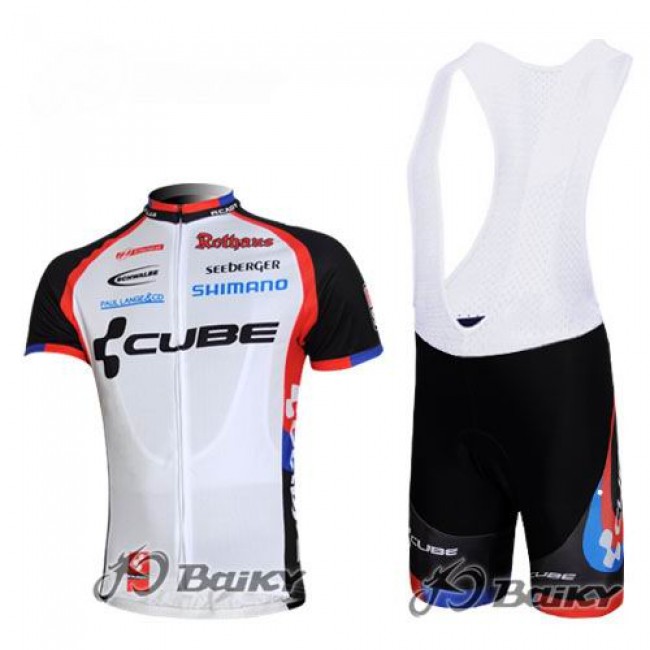 Cube Fintro Radtrikot Kurzarm Kurz Trägerhose Kits Weiß Schwarz AWWZ139 Cube Fintro Radtrikot Kurzarm Kurz Trägerhose Kits Weiß Schwarz AWWZ139