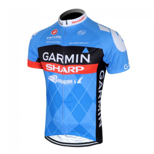 2013 Garmin Sharp Barracuda Cervelo Radtrikot Kurzarm Blau IPPL547 2013 Garmin Sharp Barracuda Cervelo Radtrikot Kurzarm Blau IPPL547