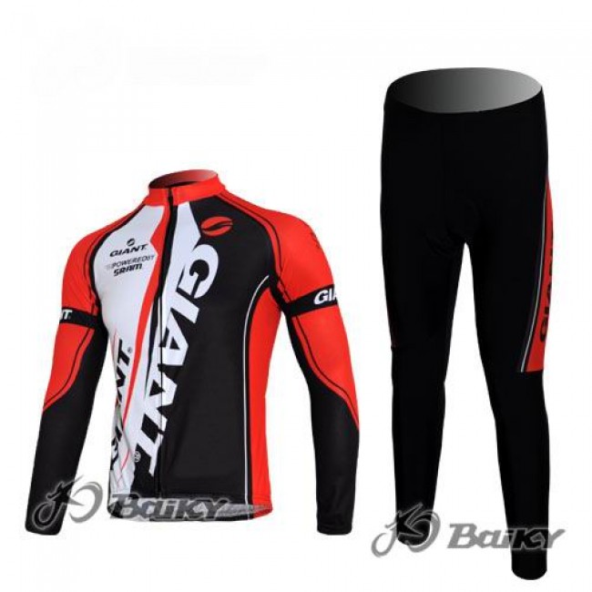 Giant Sram Pro Team Fahrradbekleidung Radtrikot Satz Langarm und Lange Fahrradhose Rot Weiß Schwarz LJQW697 Giant Sram Pro Team Fahrradbekleidung Radtrikot Satz Langarm und Lange Fahrradhose Rot Weiß Schwarz LJQW697