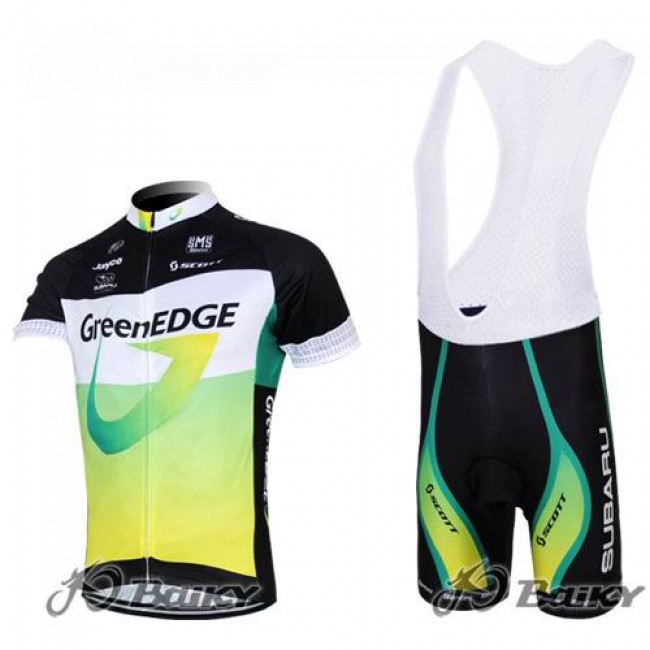 2012 Green Edge Fahrradbekleidung Satz Fahrradtrikot Kurzarm Trikot und Kurz Trägerhose Grün CDSR497 2012 Green Edge Fahrradbekleidung Satz Fahrradtrikot Kurzarm Trikot und Kurz Trägerhose Grün CDSR497