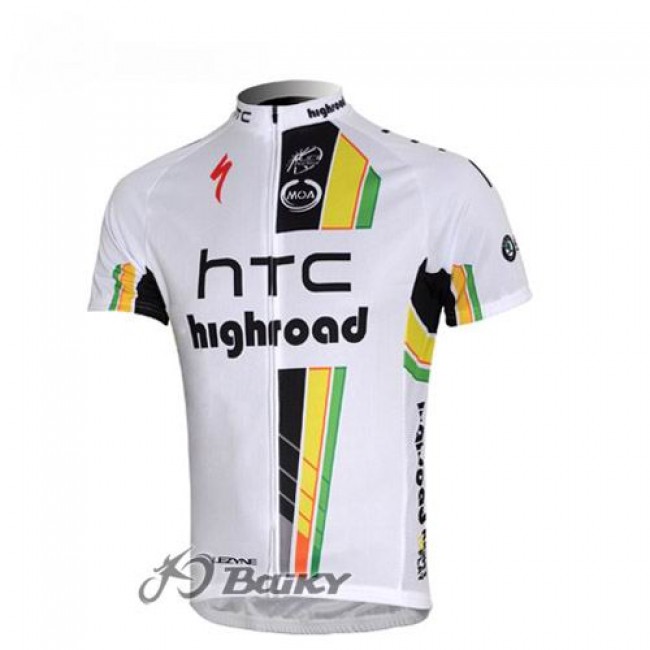 Highroad Pro Team Radtrikot Kurzarm Weiß RJSC694 Highroad Pro Team Radtrikot Kurzarm Weiß RJSC694