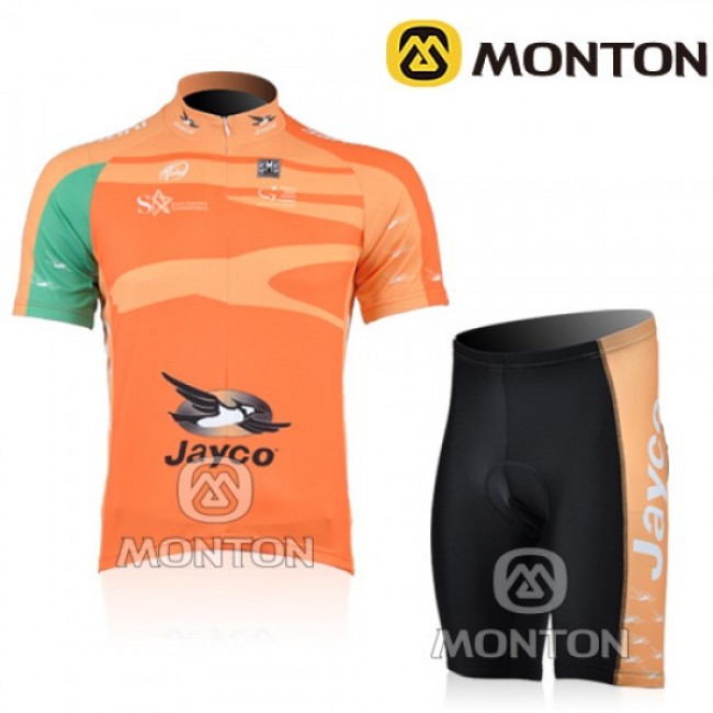 JAYCO Pro Team Radtrikot Kurzarm Kurz Radhose Kits Orange SUFK326 JAYCO Pro Team Radtrikot Kurzarm Kurz Radhose Kits Orange SUFK326