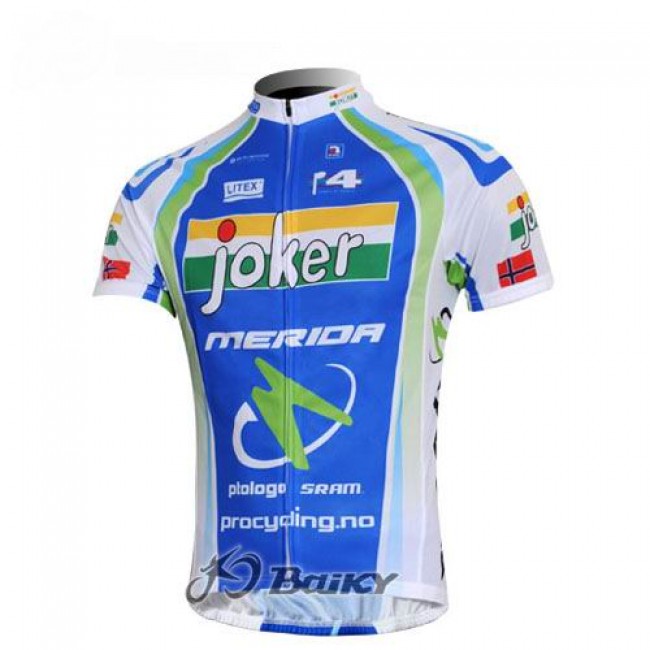 Joker Merida Pro Team Norwegen Radtrikot Kurzarm Grün VZRQ724 Joker Merida Pro Team Norwegen Radtrikot Kurzarm Grün VZRQ724