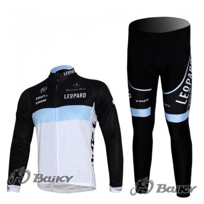 Leopard trek Pro Team Fahrradbekleidung Radtrikot Satz Langarm und Lange Fahrradhose Weiß Schwarz ATUY412 Leopard trek Pro Team Fahrradbekleidung Radtrikot Satz Langarm und Lange Fahrradhose Weiß Schwarz ATUY412