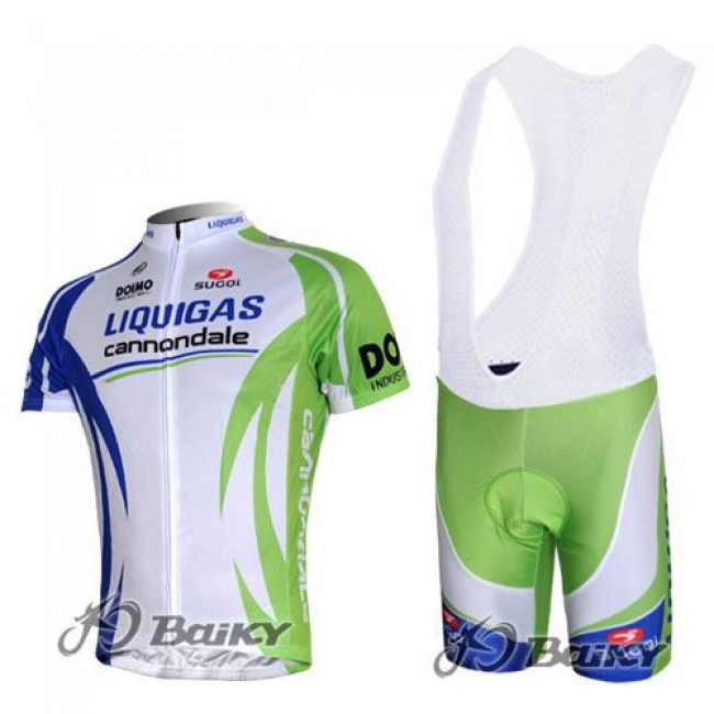 Liquigas Cannondale Pro Team Fahrradbekleidung Satz Fahrradtrikot Kurzarm Trikot und Kurz Trägerhose Grün Weiß AWGJ500 Liquigas Cannondale Pro Team Fahrradbekleidung Satz Fahrradtrikot Kurzarm Trikot und Kurz Trägerhose Grün Weiß AWGJ500