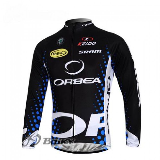 Orbea Pro Team Fahrradtrikot Langarm Schwarz Blau JKFZ254 Orbea Pro Team Fahrradtrikot Langarm Schwarz Blau JKFZ254