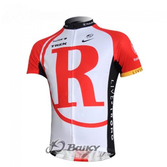 RadioShack Trek Pro Team Radtrikot Kurzarm Rot Weiß WHUU985 RadioShack Trek Pro Team Radtrikot Kurzarm Rot Weiß WHUU985