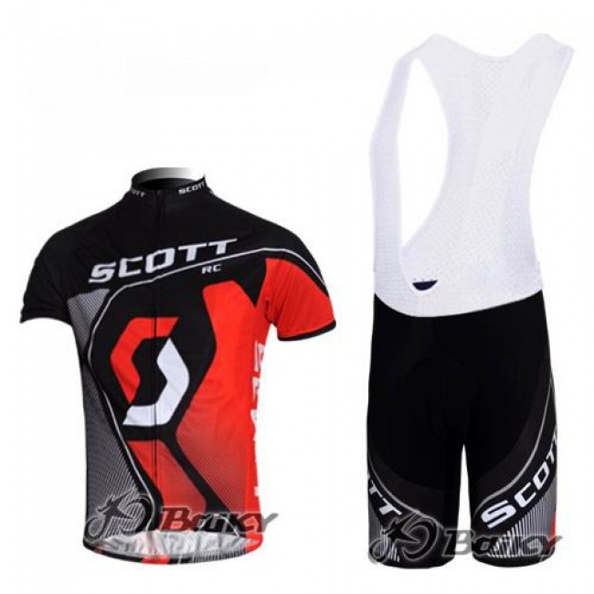 Scott Racing Team Fahrradbekleidung Satz Fahrradtrikot Kurzarm Trikot und Kurz Trägerhose Schwarz Rot MEGP748 Scott Racing Team Fahrradbekleidung Satz Fahrradtrikot Kurzarm Trikot und Kurz Trägerhose Schwarz Rot MEGP748