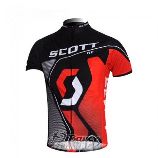 Scott Racing Team Radtrikot Kurzarm Schwarz Rot PBBU334 Scott Racing Team Radtrikot Kurzarm Schwarz Rot PBBU334