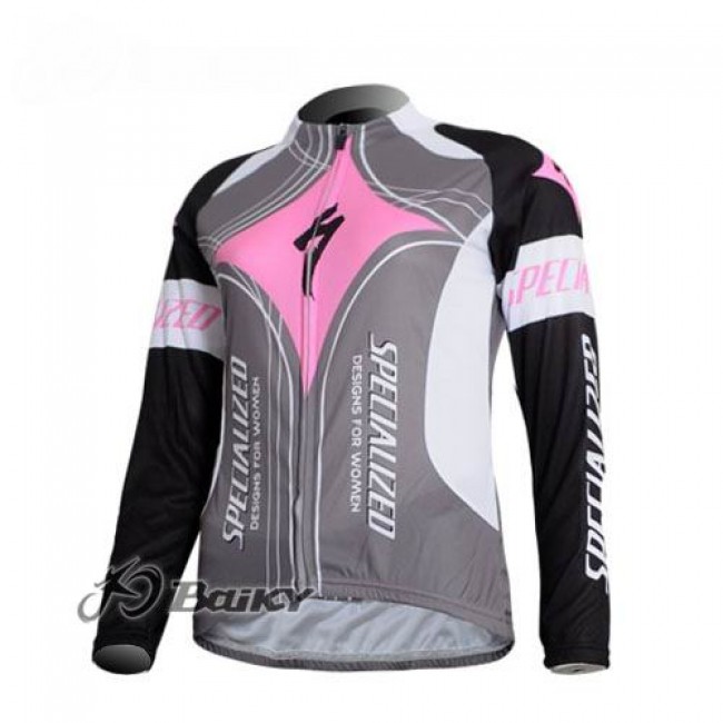 Specialized Pro Team S-Works Fahrradtrikot Langarm Rosa Grau Damen BGSZ409 Specialized Pro Team S-Works Fahrradtrikot Langarm Rosa Grau Damen BGSZ409