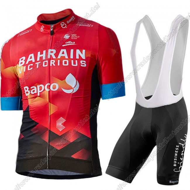 Profiteams Bahrain Victorious 2021 Radbekleidung Satz Trikot Kurzarm+Trägerhosen Set Outlet QSSFM Profiteams Bahrain Victorious 2021 Radbekleidung Satz Trikot Kurzarm+Trägerhosen Set Outlet QSSFM