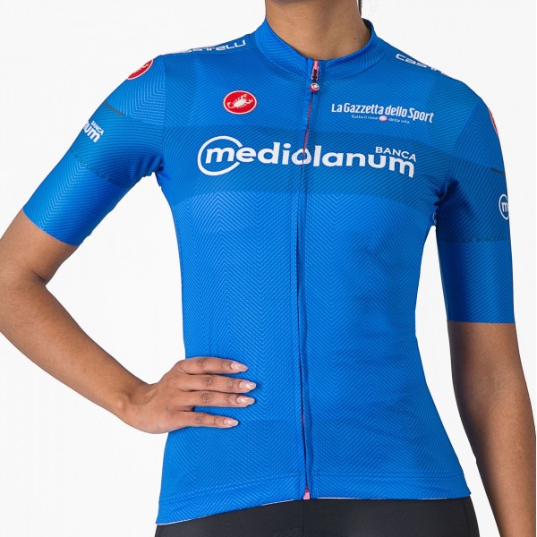 Bekleidung Damen Blaues Trikot Damen Giro d'Italia 2024 Competizione