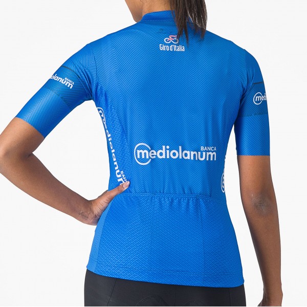 Bekleidung Damen Blaues Trikot Damen Giro d'Italia 2024 Competizione