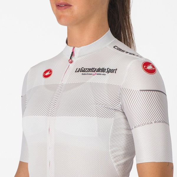 Bekleidung Damen Weißes Trikot Damen Giro d'Italia 2024 Competizione