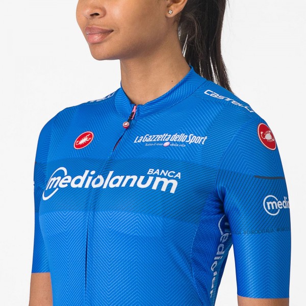 Bekleidung Damen Blaues Trikot Damen Giro d'Italia 2024 Competizione