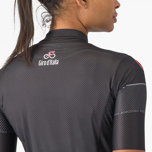 Bekleidung Damen Schwarzes Trikot Damen Giro d'Italia 2024 Competizione