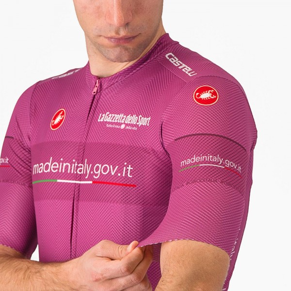 Bekleidung Herren Cyclamen Trikot Giro d'Italia 2024 Classification