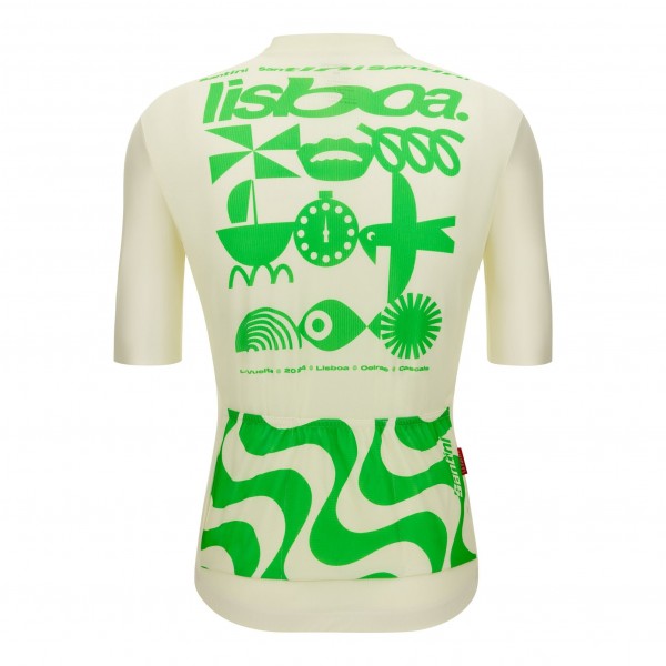 Bekleidung Herren Santini Vuelta Espana 2024 trikot-Lissabon