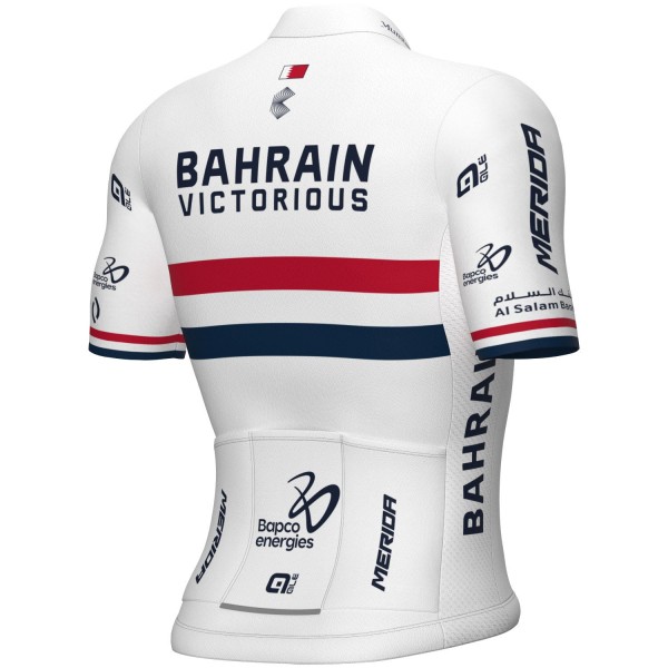 Bekleidung Herren Ale Bahrain Victorious 2024 trikot-Britischer Meister
