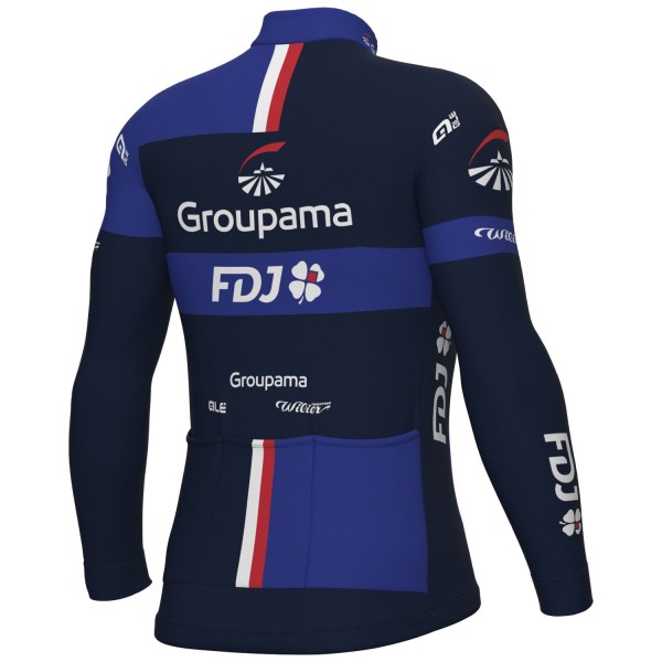 Bekleidung Herren Ale Groupama FDJ 2024 langarmtrikot trikot