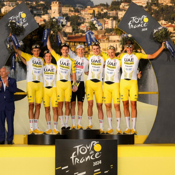 Bekleidung Herren Pissei Team UAE 2024 Trikot-Tour de France