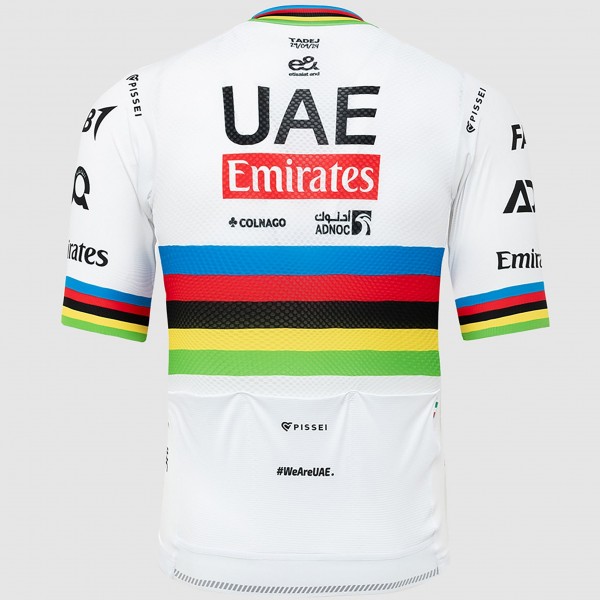 Bekleidung Herren Team UAE 2024 Pissei trikot-Weltmeister