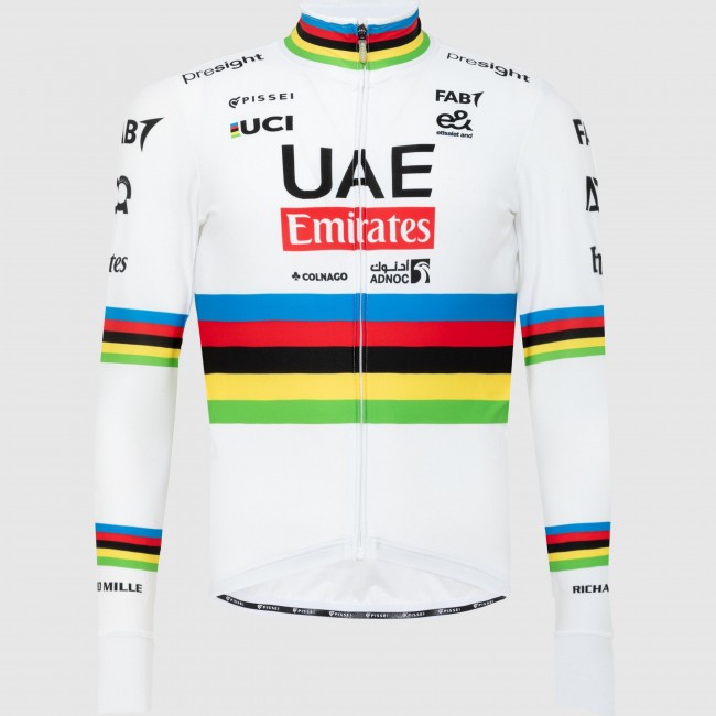 Bekleidung Herren Team UAE 2024 Pissei langarmtrikot-Weltmeister Bekleidung Herren Team UAE 2024 Pissei langarmtrikot-Weltmeister