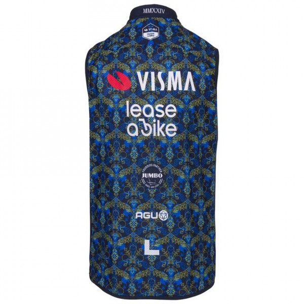 Bekleidung Herren Weste Agu Wind Team Visma Lease a bike 2024-Tdf