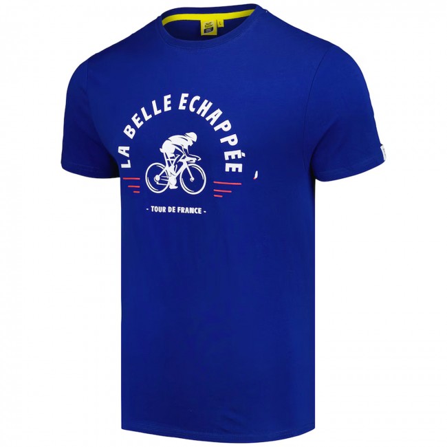 Bekleidung Herren T-Shirt Tour de France Belle Échappée 2024 Bekleidung Herren T-Shirt Tour de France Belle Échappée 2024
