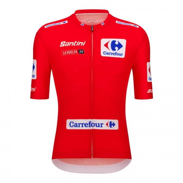 Bekleidung Herren Santini Vuelta Espana Rot trikot 2024