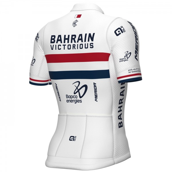 Bekleidung Herren Ale Bahrain Victorious 2024 PRS Trikot-Champion Großbritannien