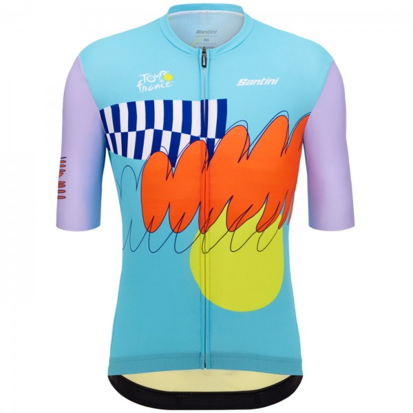Bekleidung Herren Santini Tour de France 2024 trikot-Nizza