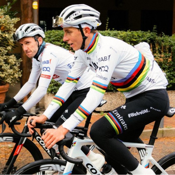 Bekleidung Herren Team UAE 2024 Pissei langarmtrikot-Weltmeister Bekleidung Herren Team UAE 2024 Pissei langarmtrikot-Weltmeister