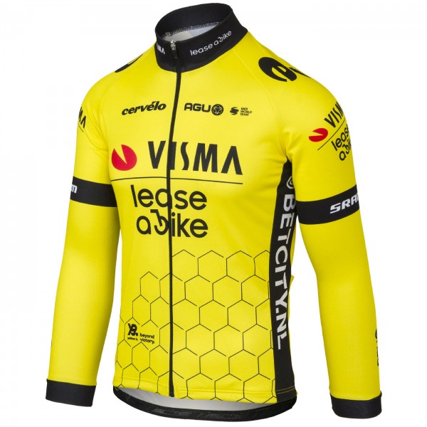 Bekleidung Herren Langärmeliges Trikot Agu Team Visma Lease a bike 2024