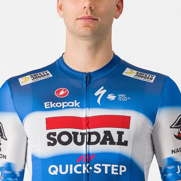 Bekleidung Herren Castelli Soudal Quick-Step 2024 Wettbewerbs-Trikot 3