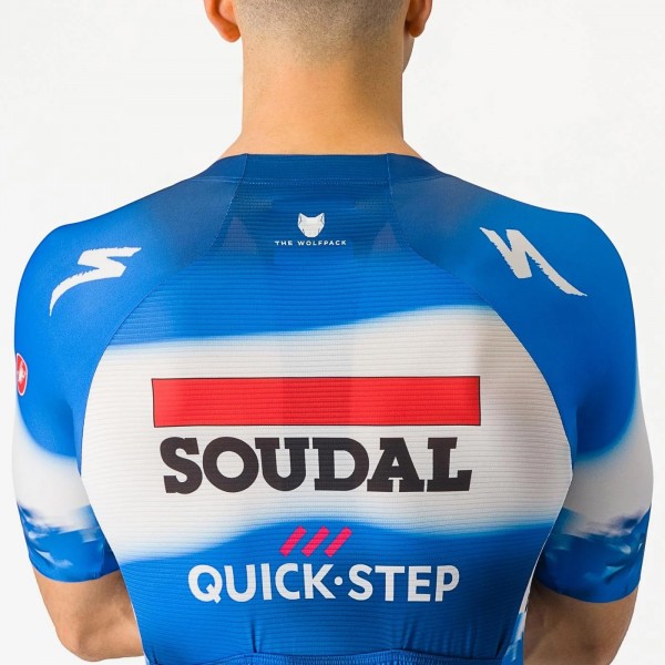 Bekleidung Herren Castelli Soudal Quick-Step 2024 Aero Race 7.0 trikot